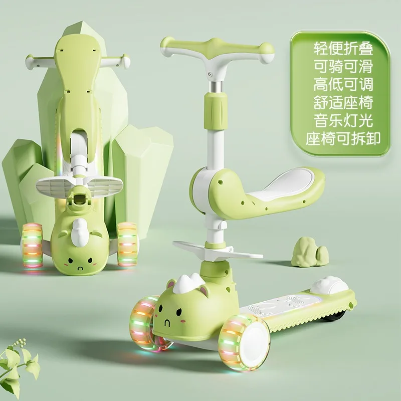 Roues Hummer vert fluorescent avec musique et sièges lumineux