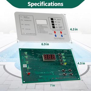 472100 Placa Controladora <span class=keywords><strong>de</strong></span> Temperatura con Pantalla Digital <span class=keywords><strong>de</strong></span> Repuesto para Piscinas Serie MiniMax NT - Product Image 4