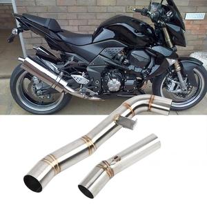 Tubo de Escape Slip-on para Motocicleta <span class=keywords><strong>Kawasaki</strong></span> Z1000 2007 2008 <span class=keywords><strong>2009</strong></span> Z1000 Z <span class=keywords><strong>1000</strong></span> 07 08 09, Silenciador de Escape, Tubo de Enlace Medio - Product Image 1