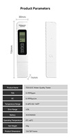 Prix d'usine – Stylo testeur TDS/EC 3-en-1 0-9999 ppm avec température automatique pour hydroponie et serre