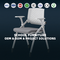 Ensemble de sièges éducatifs à dossier en maille de qualité commerciale, empilables, ergonomiques, réglables en hauteur, multifonctionnels pour la maison, le bureau et l'école