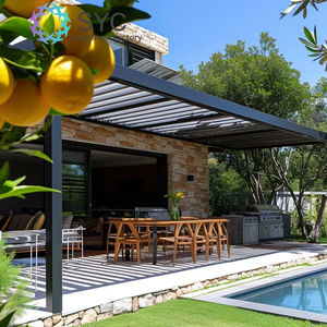 ส่วนประกอบโครงสร้างระแนงอลูมิเนียมเชิงพาณิชย์ OEM สหรัฐอเมริกา สำหรับเพอร์โกลา ขนาด 20 ฟุต ทนทาน ใช้งานได้ยาวนาน เป็นมิตรกับสิ่งแวดล้อม รับประกัน 15 ปีขึ้นไป 100% - Product Image 6