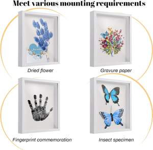 Wholesale Wholesale 8x10 11x14 Shadow Box Display case Souvenir Medal Photo Wooden <b>Memory</b> Picture <b>Frame</b> - Product Image 6