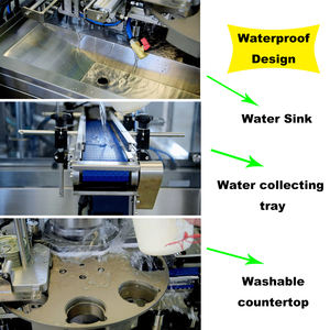Automatische Vacuümconservenmachine Ingeblikte Gele Perzik Ananas Auto Vacuüm Blik Sluitmachine - Product Image 5