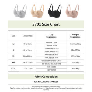 <span class=keywords><strong>M</strong></span>-XL Groothandel Klassieke Hot Selling Grote Borsten Vooraan Open Comfortabele Zwangerschaps- en Borstvoedingsbeha Zonder Beugels met Pads - Product Image 2