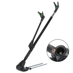 Yousya usine 1.5/1.7/2.1/2.4m en acier inoxydable <span class=keywords><strong>canne</strong></span> à pêche support de poteau insérer sol métal support Support Support - Product Image 1