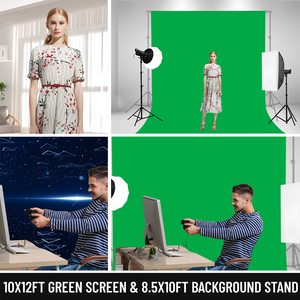 2*3M sfondo verde Chroma Key sfondo bianco <span class=keywords><strong>e</strong></span> nero per la fotografia in Studio fotografico - Product Image 6