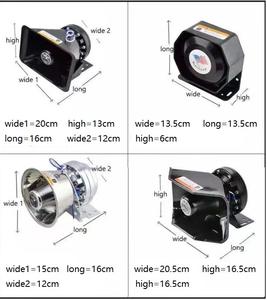Télécommande sans fil 100W moto voiture Van <span class=keywords><strong>camion</strong></span> 130db haut-parleur sirène forte klaxon avec micro <span class=keywords><strong>pompier</strong></span> ambulance sirène haut-parleur - Product Image 6