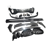 Kit de carrocería estilo Larte de fibra de carbono para BMW G06 X6 40i 50i 40d X6 50d 2019-2023 faldas laterales de labio delantero alerón difusor embellecedor de guardabarros