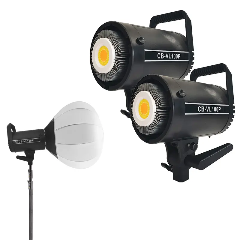 LED Video COB Light Luz Contínua com Bowens Mount Controle Remoto para Filmes Vídeo de Iluminação para Estúdio Fotográfico
