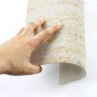 Panneau de pierre flexible en travertin, imperméable et ignifuge, pour la décoration murale extérieure et le revêtement mural, type granit artificiel