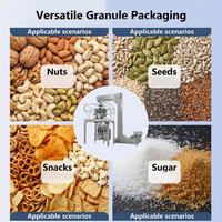 Machine d'emballage verticale entièrement automatique pour granulés, avec pesage et ensachage, pour le sucre et le riz