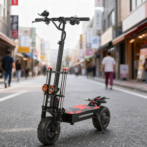 Scooter Eléctrico Todoterreno Plegable para Adultos Boyueda S3 6000W con Doble Motor, 60V38Ah, Neumáticos Gruesos de 11 Pulgadas, Envío Rápido desde Almacén en EE. UU. - Product Image 1