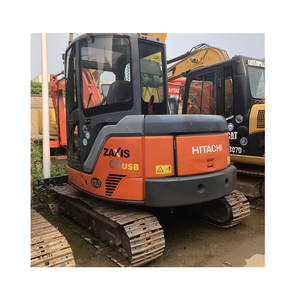 Hitachii-mini excavadora de orugas usada ZX65USB, ZX70, 6 toneladas, 0.25m3, gran oferta - Product Image 1