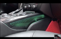 Kit d'éclairage ambiant dynamique C7, 256 couleurs, plug-and-play pour Audi A6/S6/RS6/A7 2012-2018, 12V 6W, lumières d'ambiance LED intérieures