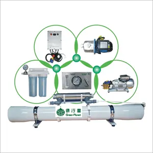 Máquina de purificación de agua de mar pequeña, plan de desalinización, DC12V 24V 48V 220V 1000LPD