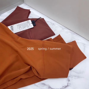 Nuevo Diseño, Logotipo Personalizado, Leggings Deportivos de Cintura Alta, Elásticos, de Nailon, Talla Grande, para Yoga y Gimnasio, para Mujer - Product Image 4