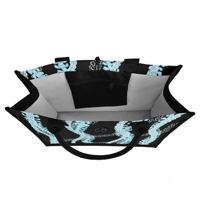 Sac de week-end de haute qualité avec fermeture à bouton, grande capacité de rangement, sac fourre-tout, imprimé hawaïen Puakenikeni Lei, sac de shopping en lin