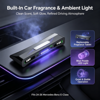 Station de charge rapide multi-ports PD VW-1 ignifuge avec démarrage/arrêt intelligent pour protéger la batterie de la voiture pour Mercedes-Benz Classe E 2024-2026