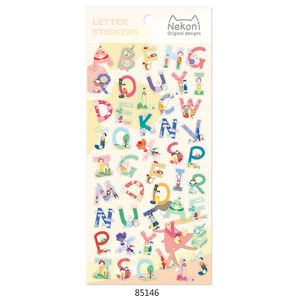 Nekoni Kawaii Numéro Autocollants Personnalisé PVC Vinyle Autocollants Adhésifs pour Enfants Autocollants Décoratifs - Product Image 6