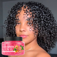 Gel Coiffant Fixation Forte pour Tresses, Twists, Boucles et Contrôle des Bords – Lisse et Anti-Frisottis