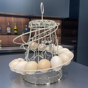 Vũ Trụ Người Giữ Trứng Helter-Skelter Trứng Xoắn Ốc Cam Bộ Sưu Tập Kim Loại Sắt Giữ Trứng Với Mặt Trăng Và Mô Hình Ngôi Sao - Product Image 3