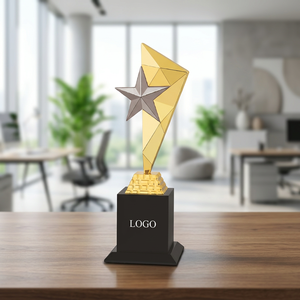 Elegant Star Trophy with Premium Decorative Finish Portable Engraving Die Casting Metal - Product Image 1