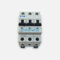 Disjoncteur magnéto-thermique EATON FAZ-C63/3-AS 3P Courbe C 63A 277/480VAC 60VDC 15kAIC sur rail DIN