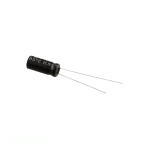 ตัวเก็บประจุ227BPS016M th แบบเรเดียล220 uF 20% 220 uF ของแท้ - Product Image 1