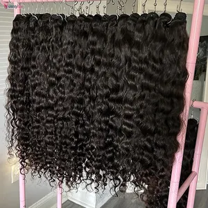 Wholesale Factory Price Burmese Curly Hair Vendor Unprocessed Human Deep Curly Raw Burmese Curly Virgin Hair For Women