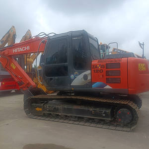 Excavatrice sur chenilles Hitachi ZX120 d'occasion, modèle 2022, très bon état, moteur, pompe, puissance 125 kW, équipement pour rapport vidéo - Product Image 4