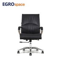 Fauteuil de bureau exécutif en cuir, inclinable, ergonomique, de luxe, personnalisé par EGROspace Factory, pour réunions