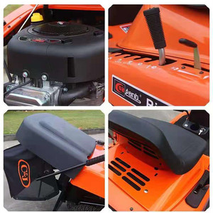 High-Horsepower Rear Riding Lawn Mower with Car-Style Design 4-Stroked Feature for Industrial Grade Grass Cutting - Product Image 4