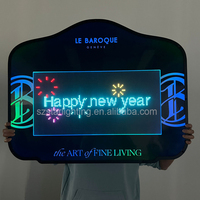 Letrero LED Programable por APP con Logotipo Personalizado OEM, Exhibidor de Botellas, Presentador de Mensajes Luminosos para Bares y Discotecas