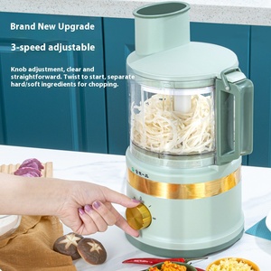 Hoàn toàn tự động thép không gỉ Máy cắt Đa-Chức năng điện hộ gia đình trái cây và rau công cụ - Product Image 4