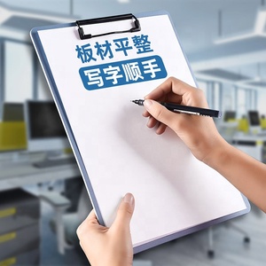 Hot bán A4 nhựa tập tin Clip thư mục biểu tượng tùy chỉnh cứng nhựa sinh viên viết Pad tập tin thư mục cho các trường học và văn phòng - Product Image 3