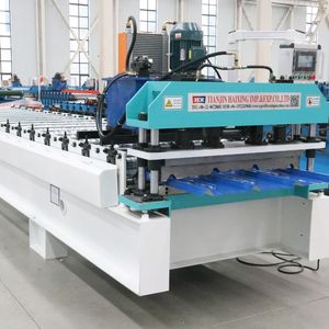 Direkt ab Werk Hochwertige Automatische Verzinkte Metall-Stahl-Dachprofil-Blechformmaschine Preis - Product Image 4