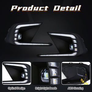 Luz Antiniebla LED con DRL para Automóvil, Luz <span class=keywords><strong>de</strong></span> Circulación Diurna LED para Honda Civic 2021 2022 2023 2024 2025, Accesorios para Automóvil - Product Image 4