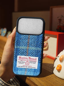 Harris Tweed เคสมือถือลายหมากรุกวินเทจ, ฝาครอบป้องกันสมาร์ทโฟนสำหรับ iPhone 17 PRO MAX - Product Image 5