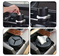Poubelle de voiture ronde pour déchets et objets divers, poubelle de voiture en forme de tasse