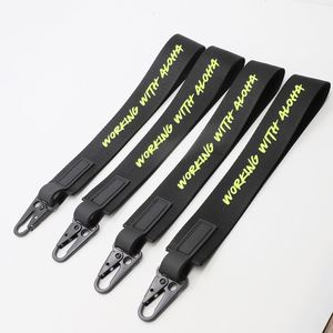 Factory Direct Wholesale Custom Trendy Brand Short Lanyard with Eagle Beak Hook Horror Culture Promotional Lanyard Keychain - Product Image 1