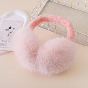 Fashionable Folding <b>Earmuffs</b> For <b>Women</b> Warm And Anti-Freezing Cute Plush <b>Earmuffs</b> Wholesale - Product Image 6