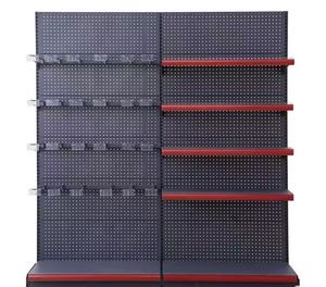 Kimham Hot Wheels Double-Sided 5-<b>Shelf</b> Metallic Iron Epoxy Powder Coated Heavy Duty Supermarket Display Rack Quick Installation - Product Image 3