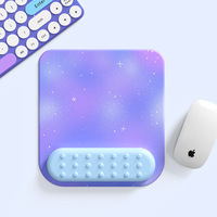 Protège-poignets pour bureau, tapis de souris, protège-poignets pour femme, support de poignet, tapis de souris antidérapant à dégradé pour ordinateur, vente en gros