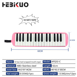 Melódica <span class=keywords><strong>Profesional</strong></span> KFQ32-C de 32 Teclas, Instrumento Musical Colorido para Regalo - Product Image 2