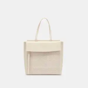 Women's handbag with perforated leather design crossbody bag tote bag