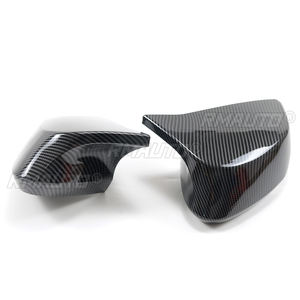 Cubiertas Decorativas para Retrovisores Laterales para Chevrolet Corvette C8 2020-2023, Par, Aspecto de Fibra de Carbono Negro Brillante, Accesorios para Auto - Product Image 3