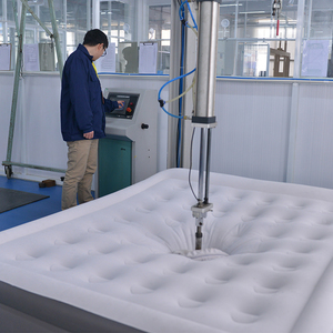 Colchón de aire inflable flocado cómodo, cama doble elevada, muebles de dormitorio de Hospital para el hogar plegables modernos de un solo tamaño - Product Image 6