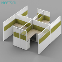 Bureau du personnel moderne en bois extensible convertible pour 2-8 personnes pour la maison, le bureau, les hôtels, les écoles et les villas-Vente en gros de postes de travail informatiques