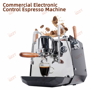 Machine à <span class=keywords><strong>café</strong></span> commerciale à vapeur à 3 trous, petite cafetière avec deux pompes, deux chaudières, machine à expresso <span class=keywords><strong>de</strong></span> <span class=keywords><strong>type</strong></span> italien - Product Image 6
